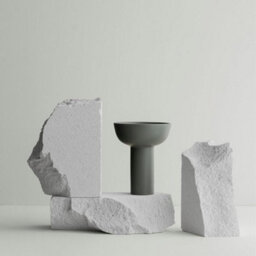 Blomus Miyabi Stoneware Vase L - Duck Green - thumbnail 2