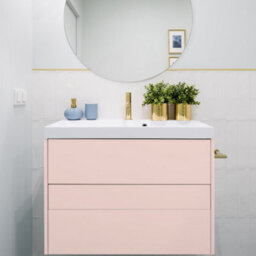 Rust-Oleum Pink Champagne Satin Bathroom Wood & Cabinet Paint 750Ml - thumbnail 5