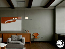 Luminosa Lighting Luminosa Mila Bar Pendant Ceiling Light Black Led 3000K - Uk Stock - thumbnail 2