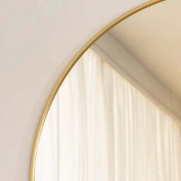 Jōbū Jobu Home - Emi, Full Length Gold Metal Runway Oval Mirror - 150Cm X 60Cm - thumbnail 6