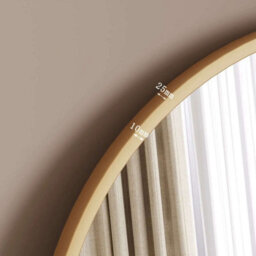 Jōbū Jobu Home - Emi, Full Length Gold Metal Runway Oval Mirror - 150Cm X 60Cm - thumbnail 4