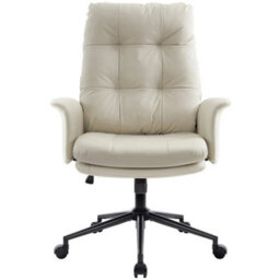 Light Grey Desk Chair Comfy,double Cushioned Swivel Office Chair,home Office Desk Chair - thumbnail 4