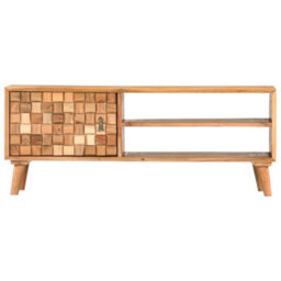 Berkfield Durable Tv Cabinet 100X35X40 Cm Solid Acacia Wood - thumbnail 1