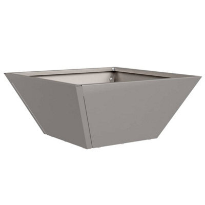 Berkfield Modern Garden Bowl Planter 35X35X15 Cm Weathering Steel