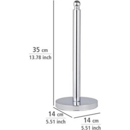 Chrome Toilet Roll Holder For 3 Rolls - Durable Stainless Steel - thumbnail 2