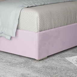 George Upholstered Soft Velvet Metal Designer Bed Frame - thumbnail 4