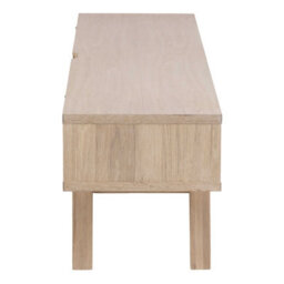 Wyld Haus Jyvaskyla White Oak Tv Unit With 2 Drawers And Sliding Door 1500mm - thumbnail 4