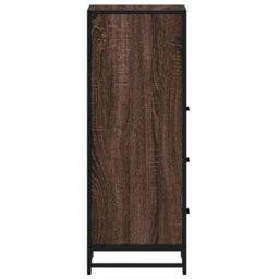 Berkfield Bathroom Cabinet Brown Oak 35X37.5X100 Cm Engineered Wood - thumbnail 7
