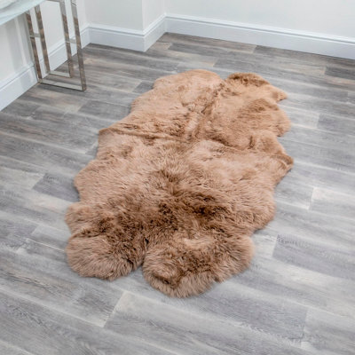 Native Natural Luxurious Quad New Zealand Sheepskin Rug