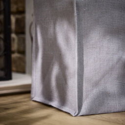 Dibor Traditional French Grey Firewood Log Storage Jute Bag - thumbnail 5