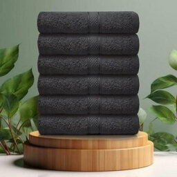Casabella Premium Pack Of 6 Hand Towels 100% Cotton 500 Gsm - thumbnail 1