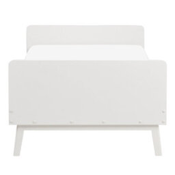 Beliani Bed Pine Wood Bonnac 90 X 200 Cm (Eu Single) White - thumbnail 5