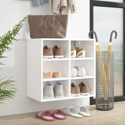 Berkfield Shoe Cabinet White 52.5X30X50 Cm - image 1