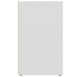 Berkfield Shoe Cabinet White 52.5X30X50 Cm - thumbnail 5