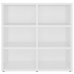 Berkfield Shoe Cabinet White 52.5X30X50 Cm - thumbnail 4