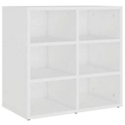 Berkfield Shoe Cabinet White 52.5X30X50 Cm - thumbnail 2