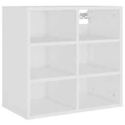 Berkfield Shoe Cabinet White 52.5X30X50 Cm - thumbnail 3