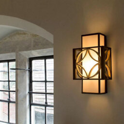 Feiss Remy 1-Light Wall Light Heritage Bronze Iron Fittings, Bronze Organza Shade, Dimmable E14 Bulb, Elegant Indoor Lighting - thumbnail 3