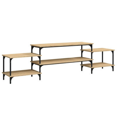 Berkfield Durable Tv Cabinet Sonoma Oak 197X35X52 Cm Engineered Wood - image 1