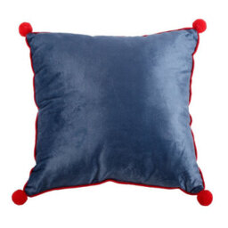 Something Different Gnome Pom Pom Square Filled Cushion Blue/green/red (35Cm X 35Cm) - thumbnail 2