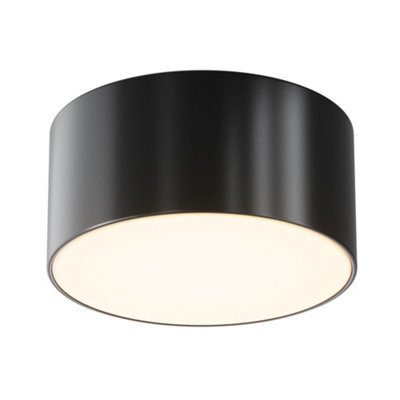 Luminosa Lighting Luminosa Zon Ip 12Cm Outdoor Surface Mounted Downlight Black 3000K 900Lm Ip65 - image 1