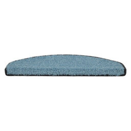 Floordirekt Sphinx Self Adhesive Edged Soft Shaggy Stair Tread Mat For Indoor Stairs Semicircular Light Blue 23.5 X 65 Cm - thumbnail 5