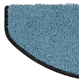 Floordirekt Sphinx Self Adhesive Edged Soft Shaggy Stair Tread Mat For Indoor Stairs Semicircular Light Blue 23.5 X 65 Cm - thumbnail 3