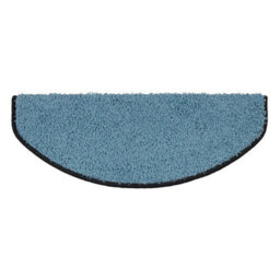 Floordirekt Sphinx Self Adhesive Edged Soft Shaggy Stair Tread Mat For Indoor Stairs Semicircular Light Blue 23.5 X 65 Cm - thumbnail 1