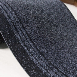 Loomed Dark Slate Grey Hard Wearing Non Slip Cut To Measure Runner Utility Mat 66Cm Wide (2Ft 2In W X 6Ft L) - thumbnail 5