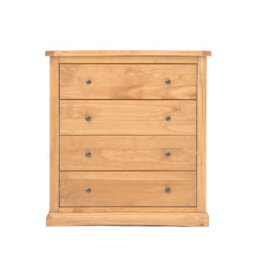 Cabinet Bits Lucca 4 Drawer Chest Of Drawers Brass Knob - thumbnail 1