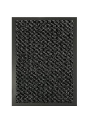Heavy Duty Indoor & Outdoor Rubber Non-Slip Absorbent Barrier Mat - Charcoal 90 X 200 Cm - image 1