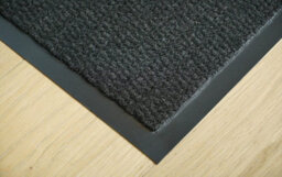 Heavy Duty Indoor & Outdoor Rubber Non-Slip Absorbent Barrier Mat - Charcoal 90 X 200 Cm - thumbnail 3