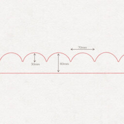 Large Scallop Trim - 1M Long - Wall And Shelf Edging Mdf Wood - (By Trims & Co) - thumbnail 3