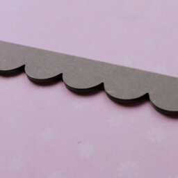 Large Scallop Trim - 1M Long - Wall And Shelf Edging Mdf Wood - (By Trims & Co) - thumbnail 2