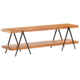 Berkfield Tv Cabinet 160X40X50 Cm Solid Acacia Wood - thumbnail 6