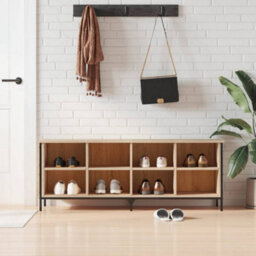 Walplus Shoe Cabinet Sonoma Oak 131X35X50 Cm Engineered Wood - thumbnail 1