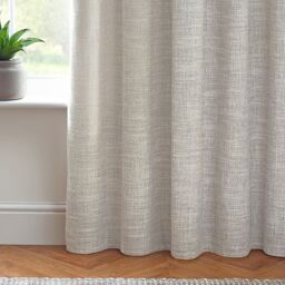 furn. Elisa Ecru Slub Lined Eyelet Curtains (W)167Cm (L)183Cm, Pair - thumbnail 3