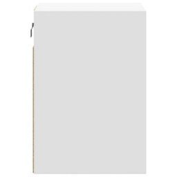 Berkfield Tv Wall Cabinets With Led Lights 2 Pcs White 41X31X45 Cm - thumbnail 7