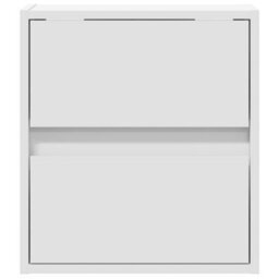 Berkfield Tv Wall Cabinets With Led Lights 2 Pcs White 41X31X45 Cm - thumbnail 6