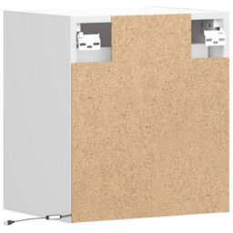 Berkfield Tv Wall Cabinets With Led Lights 2 Pcs White 41X31X45 Cm - thumbnail 8