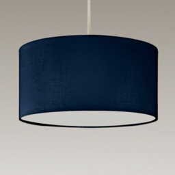 K Living Modern Drum Navy Pendant Ceiling Light Shades With Diffuser - thumbnail 2