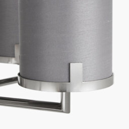 Pacific Lifestyle Midland Brushed Nickel And Grey Marble Effect 5 Arm Pendant - thumbnail 7