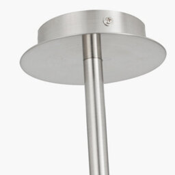 Pacific Lifestyle Midland Brushed Nickel And Grey Marble Effect 5 Arm Pendant - thumbnail 9
