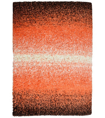 "Bravich Orange Blend Thick Shaggy Rug - California - 80X150Cm (2'8""x5')" - image 1