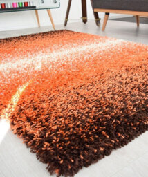 "Bravich Orange Blend Thick Shaggy Rug - California - 80X150Cm (2'8""x5')" - thumbnail 6