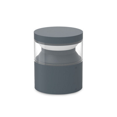 Ideal Lux Boeing 15Cm Led Outdoor Pedestal Light Anthracite 3000K Ip65