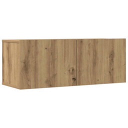 Berkfield 5 Piece Tv Cabinet Set Wall-Mounted Artisan Oak Engineered Wood - thumbnail 4
