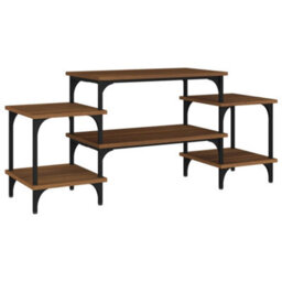 Berkfield Tv Cabinet Brown Oak 117X35X52 Cm Engineered Wood - thumbnail 2