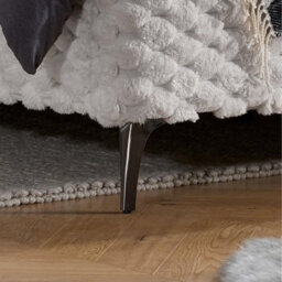 Boldair Birlea Tilly Off White Faux Fur Bed Frame King Size - thumbnail 7