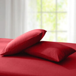 Ameha Pillowcase Pair Red Microfiber Pillowcase-Soft Envelope Closure Pillowcase, Machine Washable Bedding Pillow Cover 50X75Cm - thumbnail 6